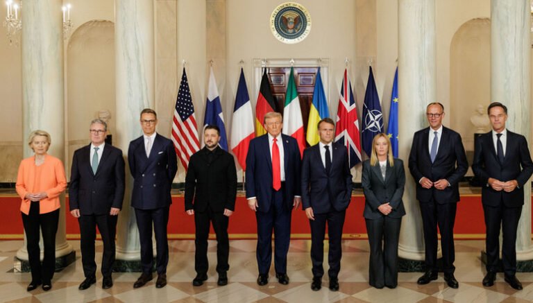 Donald Trump Meets With Nato Chief On Ukraine